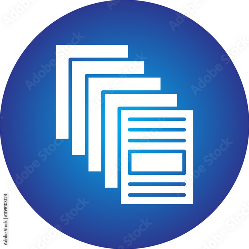 Massive Information icon single vector illustration