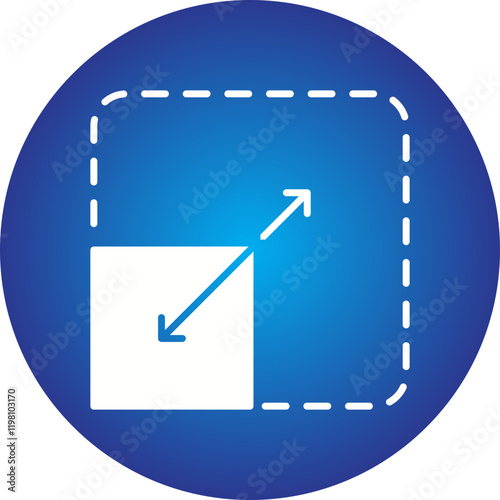 Scalable icon single vector illustration