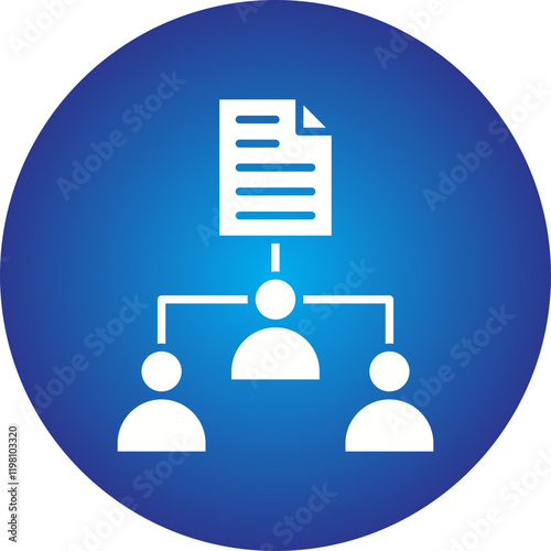 Classification icon single vector illustration