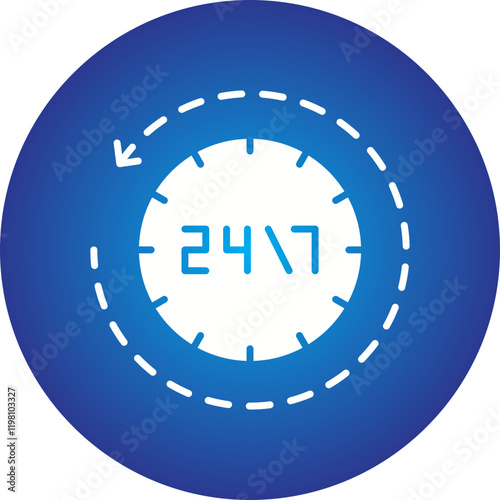 Availability icon single vector illustration