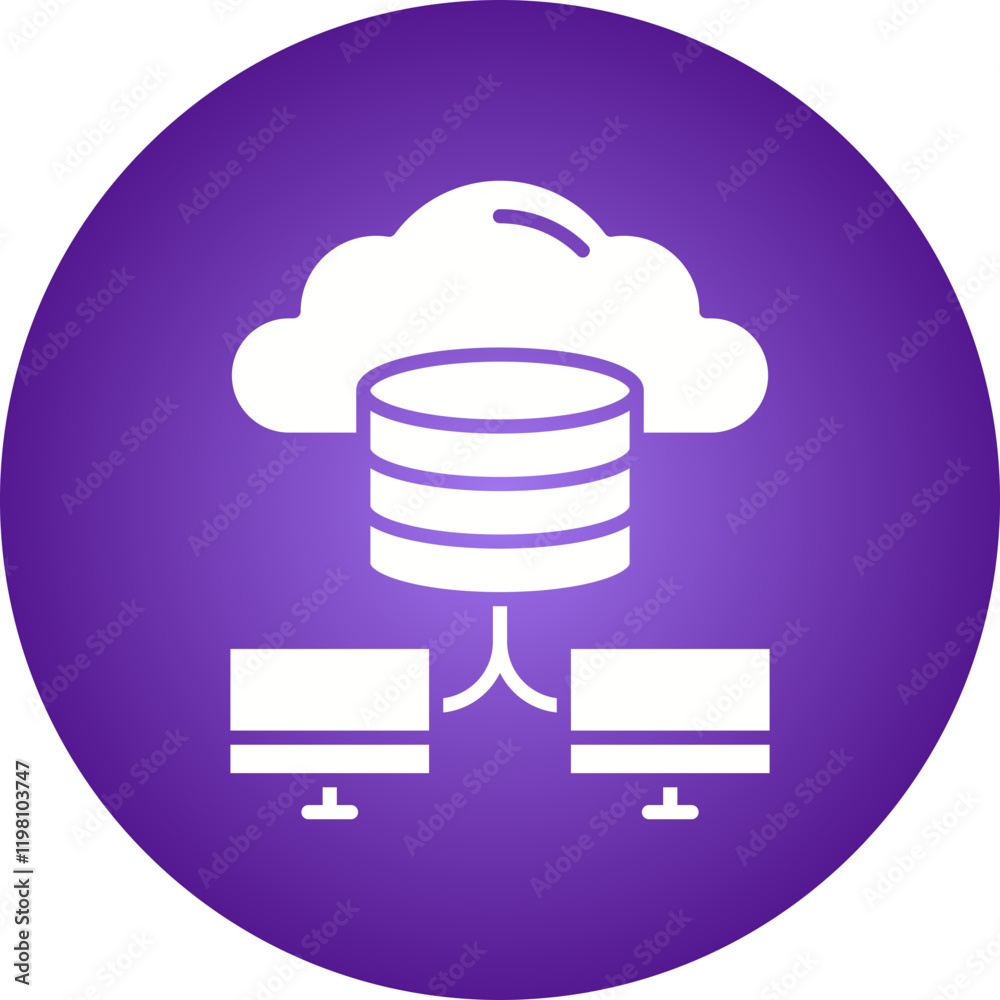 Cloud Storage icon single vector illustration Cloud Storage icon single vector illustration