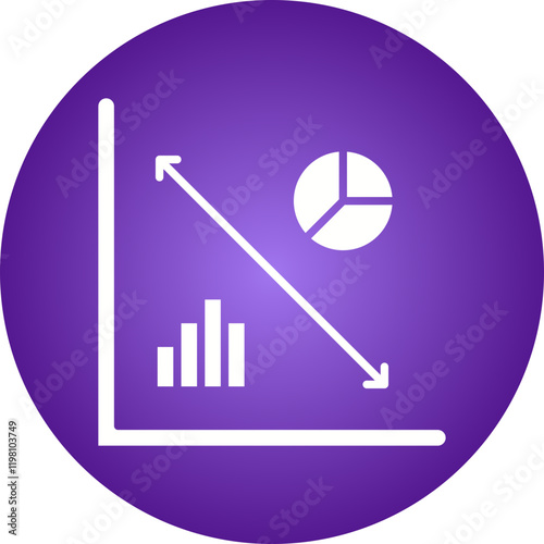 Cluster Analysis icon single vector illustration