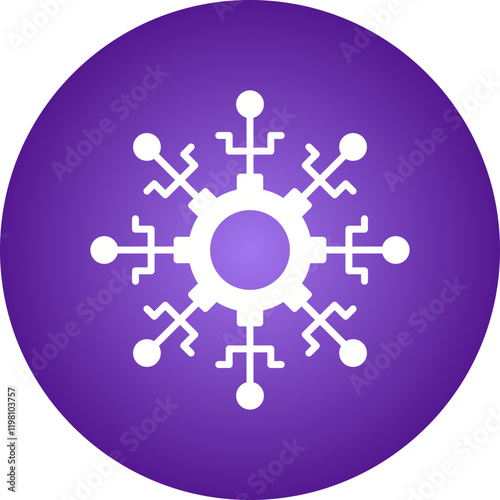 Complexity icon single vector illustration