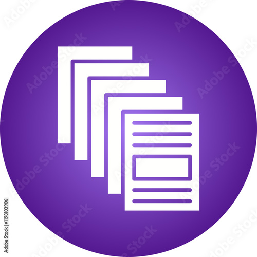 Massive Information icon single vector illustration