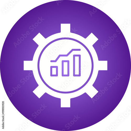 Optimization icon single vector illustration