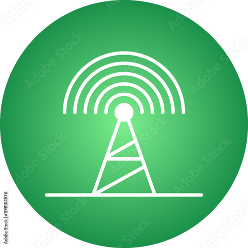 Transmission icon single vector illustration