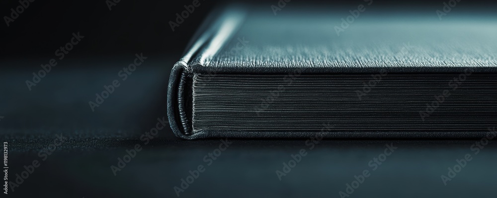 Close-up view of a book spine with intricate details, showcasing the texture and design under a soft lighting setup for visual emphasis and artistic presentation. Close-up view of a book spine with intricate details, showcasing the texture and design under a soft lighting setup for visual emphasis and artistic presentation.