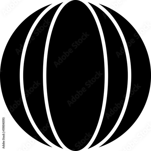 Ball icon single vector illustration