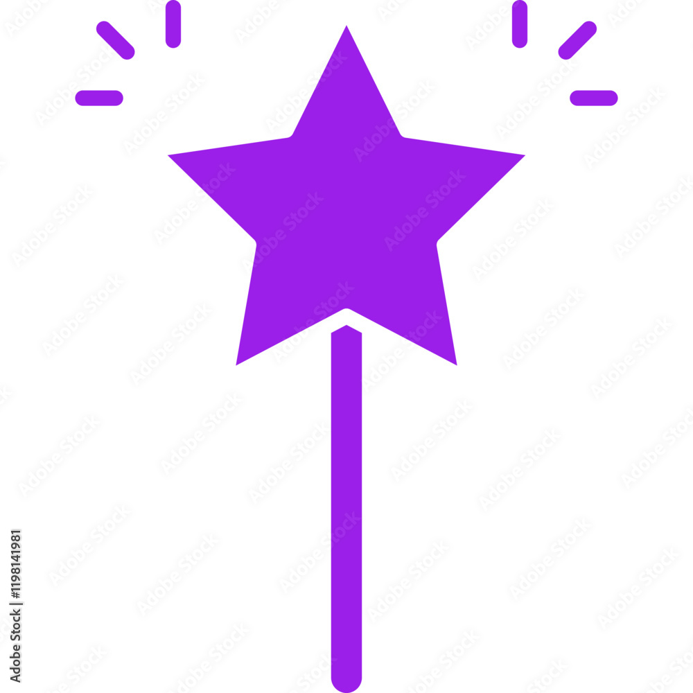 Magic icon single vector illustration Magic icon single vector illustration
