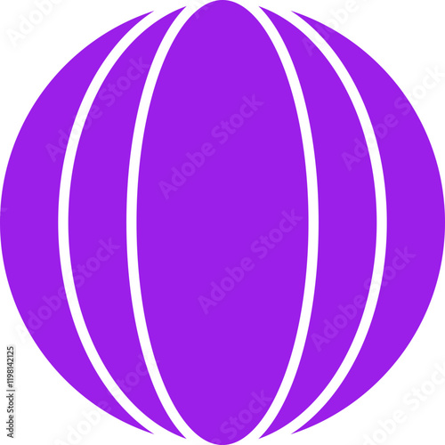 Ball icon single vector illustration