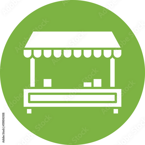 Tuck SHop icon single vector illustration