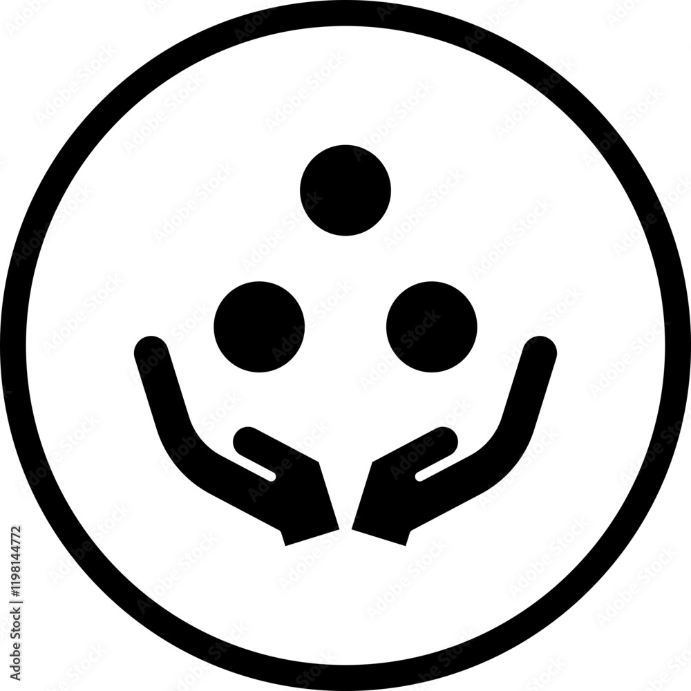 Ball Juggling icon single vector illustration Ball Juggling icon single vector illustration