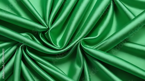 green silk background