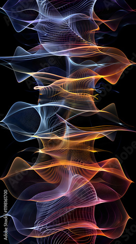 Visual Representation and Abstract Interpretation of Longwave Radio Frequencies of 600 kHz