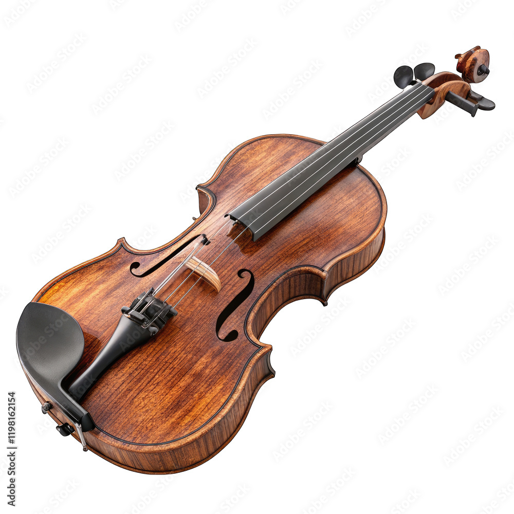 Fototapeta premium violin isolated on white background