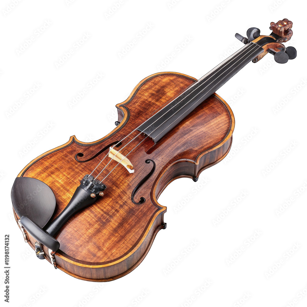 Fototapeta premium violin isolated on white background