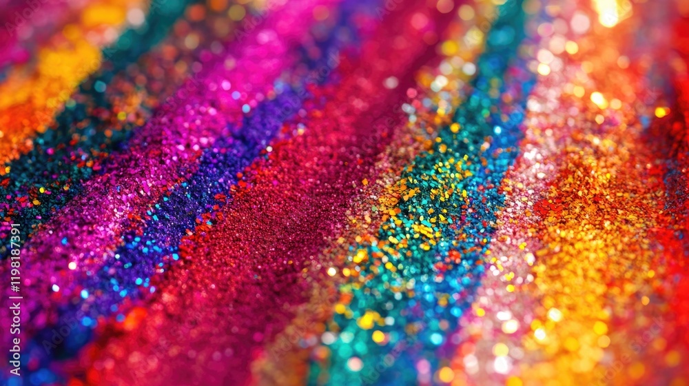 Bright colors of Holi powders create a stunning backdrop, showcasing the joyful spirit of the festival. The vibrant hues celebrate the arrival of spring and joy