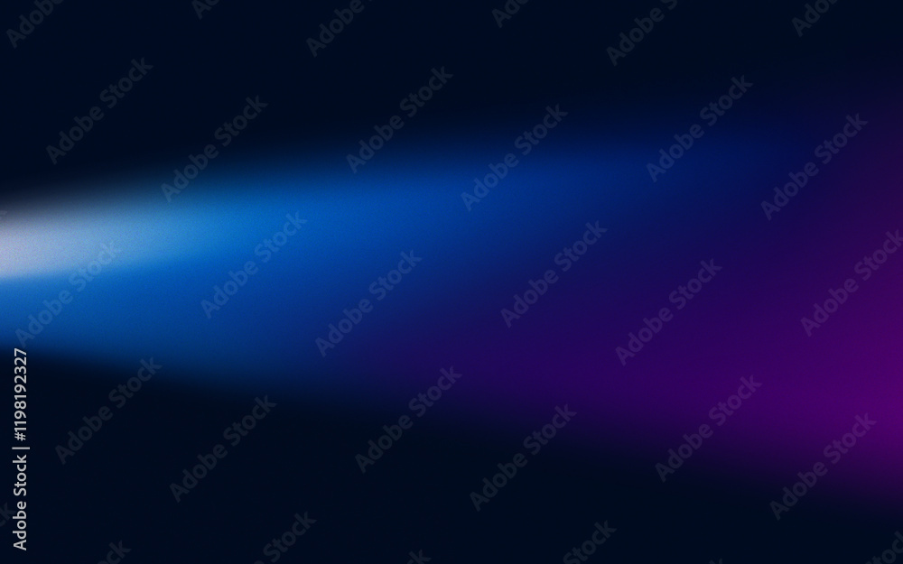 Obraz premium Blue-purple gradient studio room, abstract background pattern, walls and floor reflect neon lights, dark tones and feel speed of digital technology connected blue-purple background. Future technology.