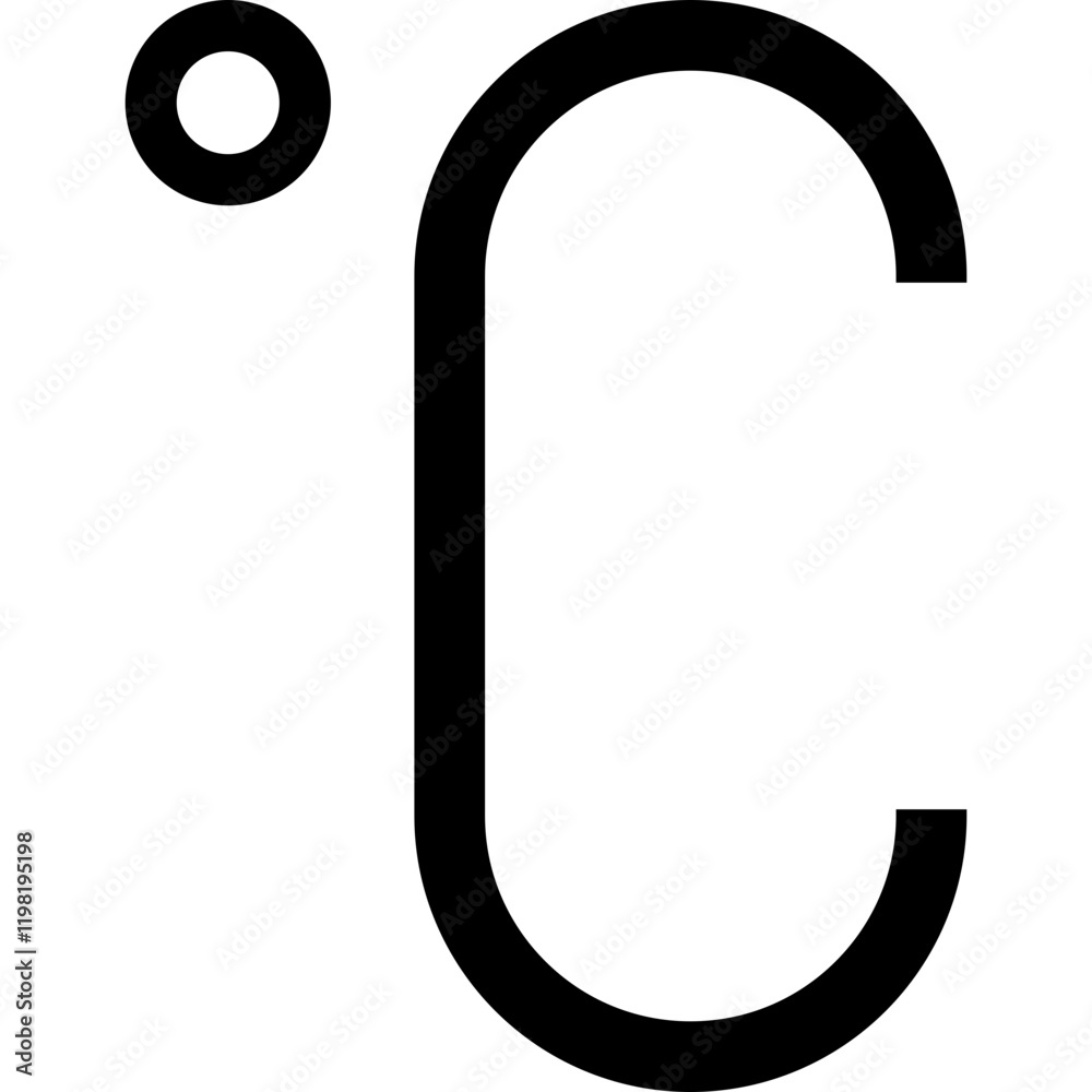 Celsius icon single vector illustration Celsius icon single vector illustration