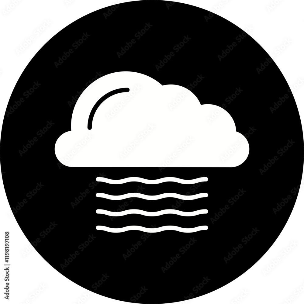 Fog icon single vector illustration Fog icon single vector illustration