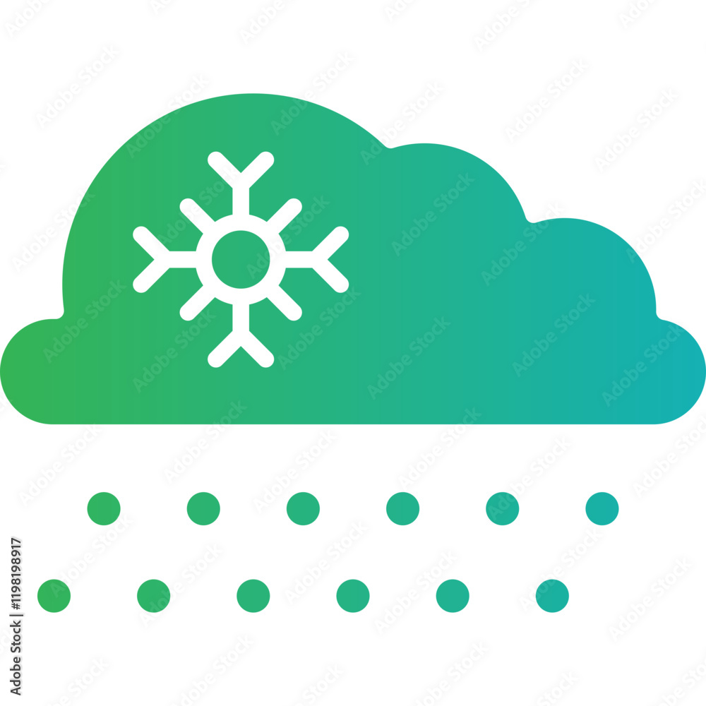 Sleet icon single vector illustration Sleet icon single vector illustration