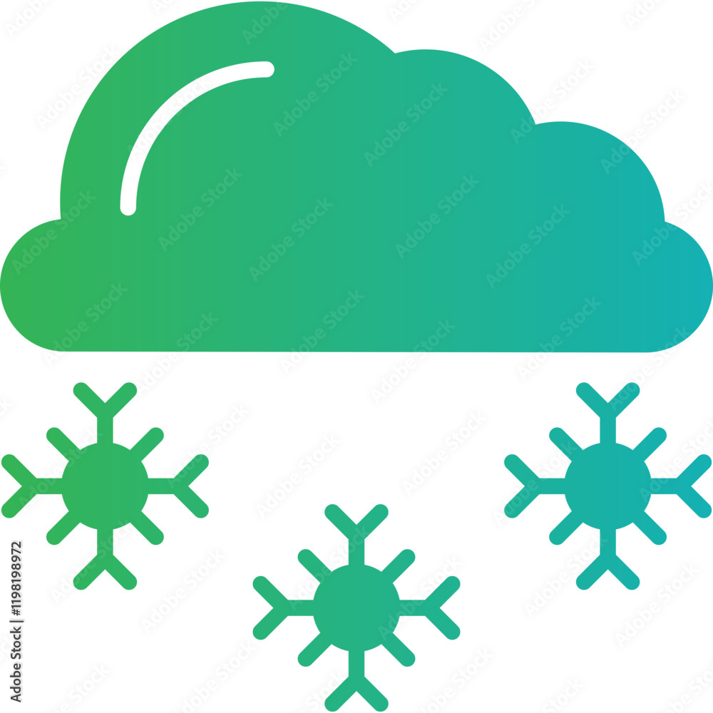 Snowy icon single vector illustration Snowy icon single vector illustration