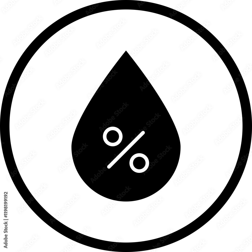 Humidity icon single vector illustration Humidity icon single vector illustration