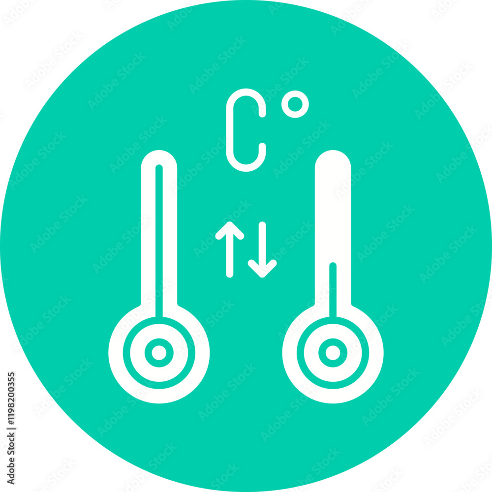 Degrees icon single vector illustration