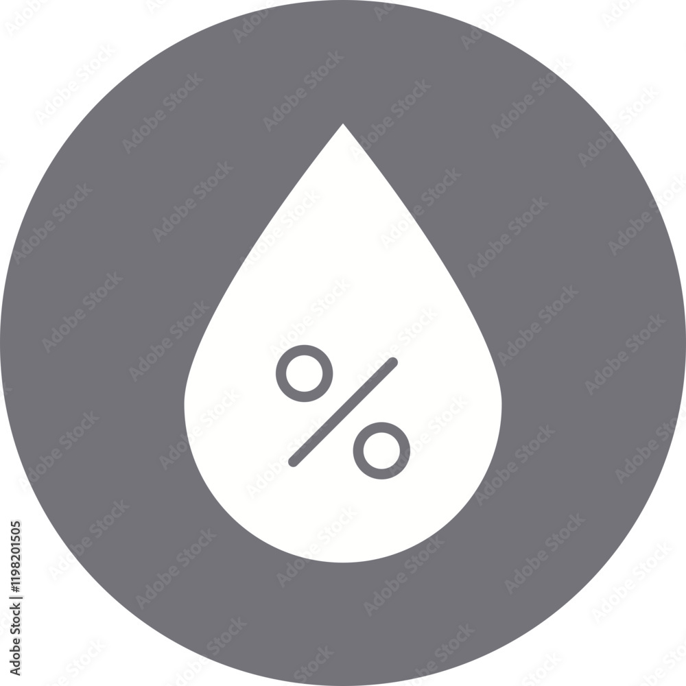 Humidity icon single vector illustration Humidity icon single vector illustration