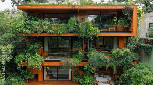 Lush Green House: An Eco-Friendly Architectural Marvel