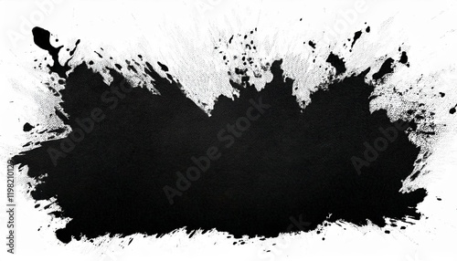 Grungy Distressed Texture Dramatic Paint Splotch or Clipping Mask Overlay An Edgy Photoshop Cutout for a Powerful Design Element