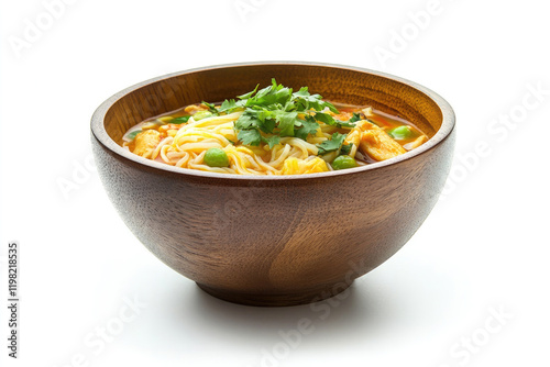 Bowl of Chicken Noodle Rame...