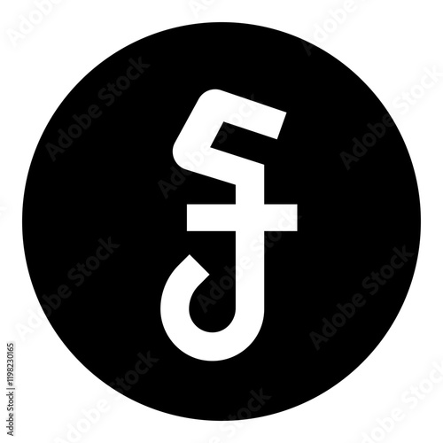 Cambodian Riel Currency Symbol Glyph Icon