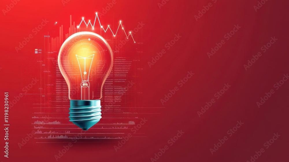 Rising Energy Costs and Electricity Prices Increase, Impacting Consumers and Industries Modern Illustration Rising Energy Costs and Electricity Prices Increase, Impacting Consumers and Industries Modern Illustration