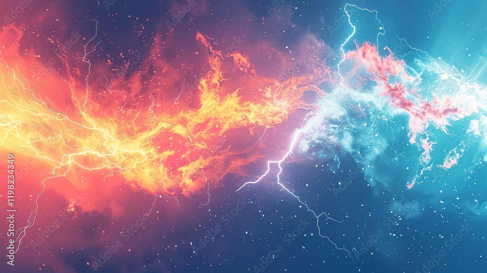 Obraz premium _Background_of_an_abstract_digital_pattern_with