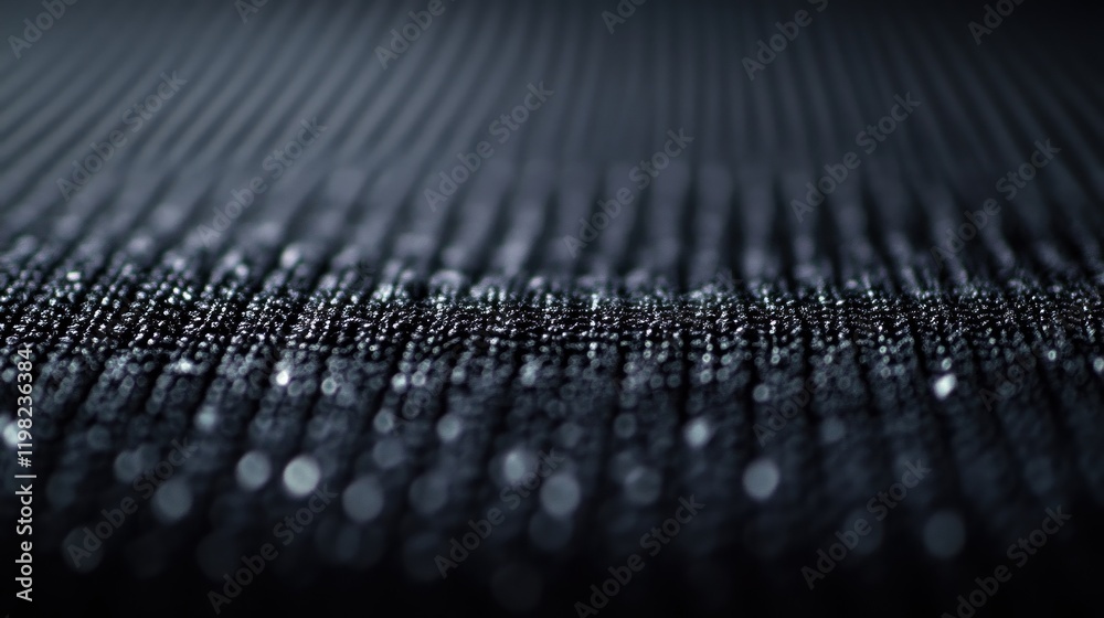 Fototapeta premium Abstract dark grey textured background with depth and perspective.