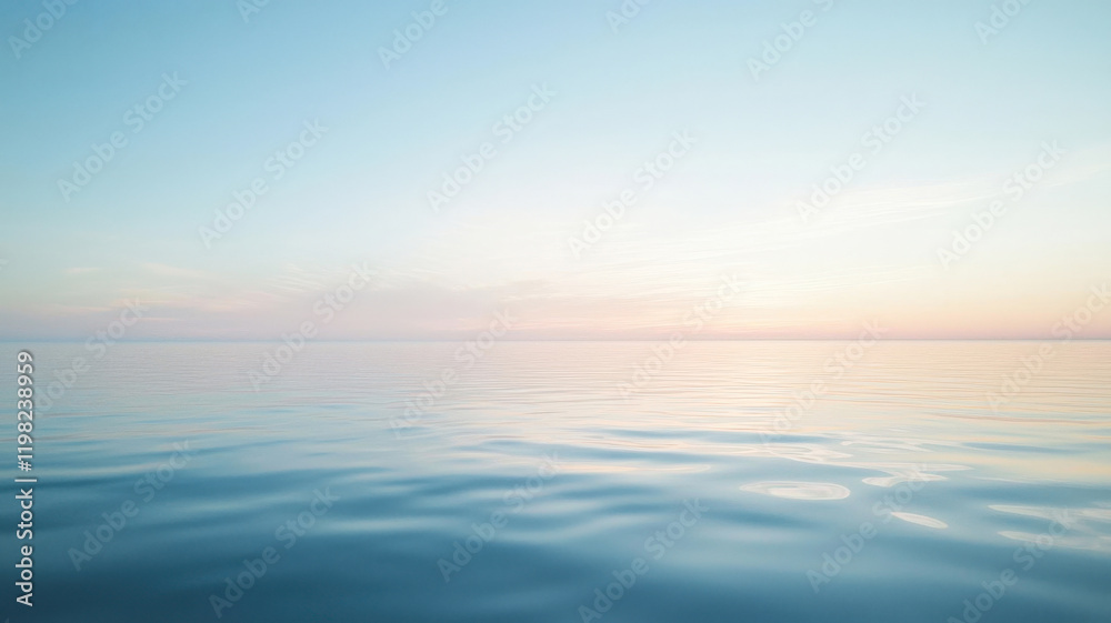 Obraz premium A clean, minimalistic backdrop with soft pastel gradients, evoking peace and tranquility, perfect for wellness, lifestyle, or calming projects, with a gentle, serene aesthetic. 