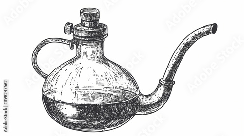 Moonshine distillation. distillery whiskey, gin, vodka or moonshine vintage engraving. alembic - moonshine - alcohol. moonshade. illustration. Moonshade. Illustration photo