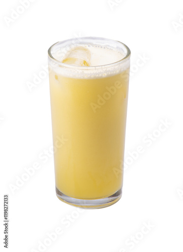 refreshing garapa sugarcane juice typical brazilian sweet cane sugar drink photo