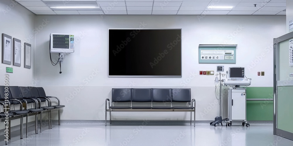 Comfortable seating arrangements complement the hospital's design. Comfortable seating arrangements complement the hospital's design.