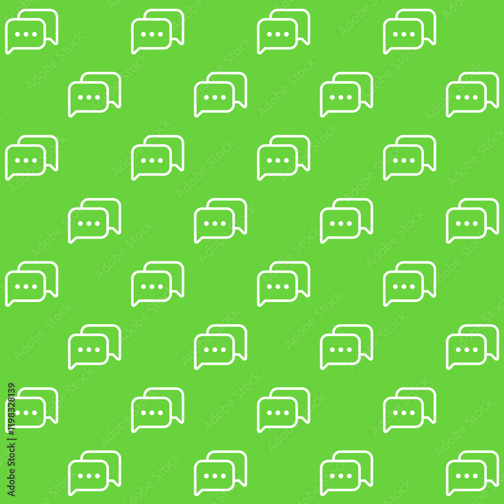 Chat Bubble Text Vector Seamless Pattern Chat Bubble Text Vector Seamless Pattern