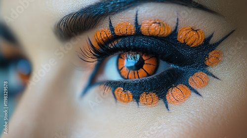 Spooky Halloween Eye Makeup: Pumpkin Spice and Everything Nice