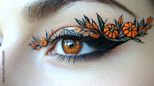 Autumnal Eye Makeup: Pumpkin Spice and Everything Nice