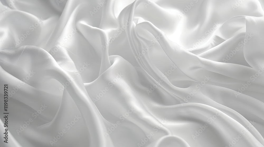Obraz premium white silk background