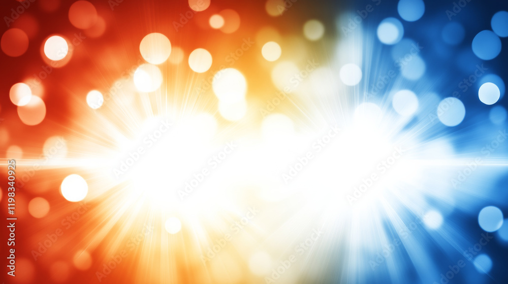 Vibrant abstract background with bokeh and light flares Vibrant abstract background with bokeh and light flares
