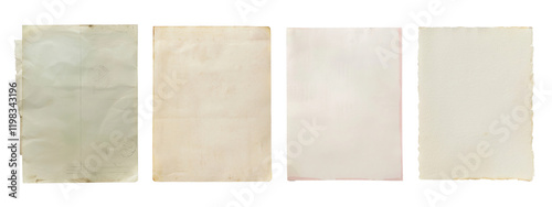 PNG Vintage textured paper backgrounds on transparent background photo