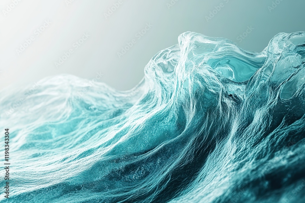 Wave of water with a lot of bubbles Wave of water with a lot of bubbles
