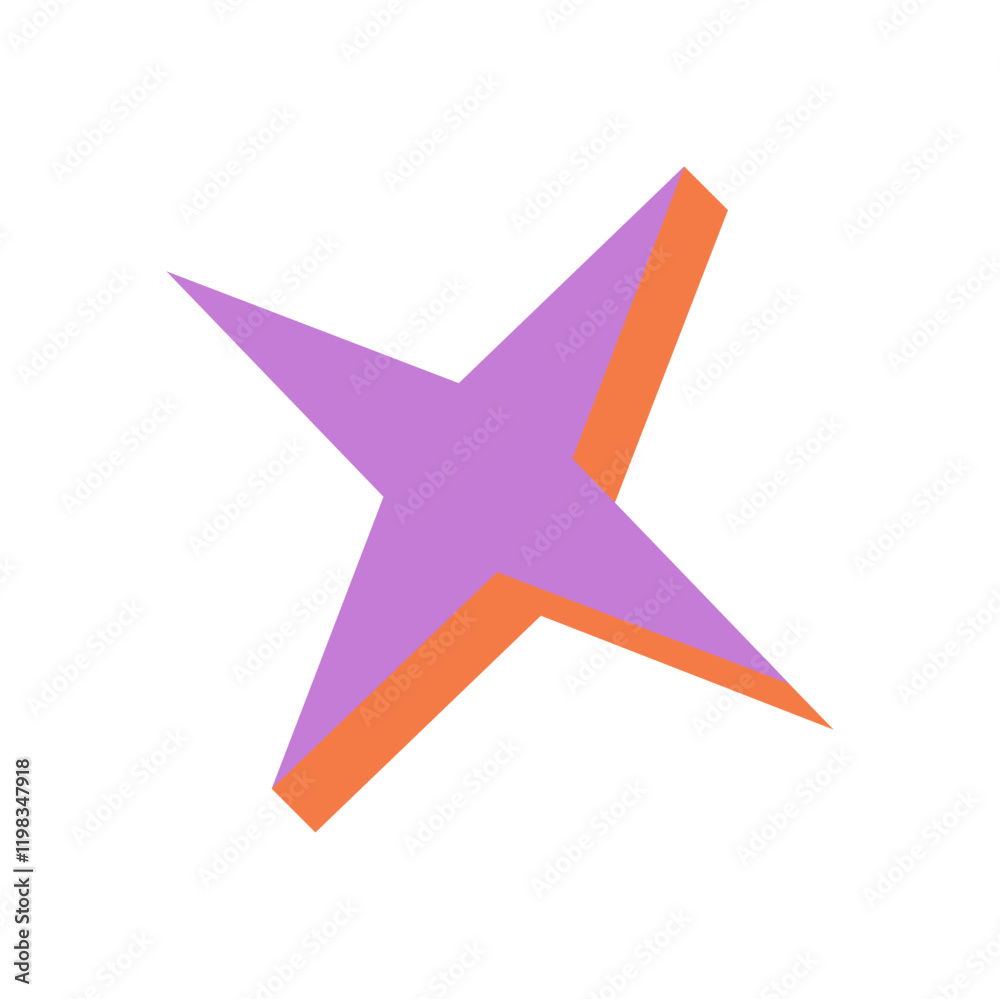 Bold star icon. Modern geometric figure. This flat shape offers a unique abstract design with shadow effects, ideal for contemporary art, digital projects, and graphic use. Bold star icon. Modern geometric figure. This flat shape offers a unique abstract design with shadow effects, ideal for contemporary art, digital projects, and graphic use.