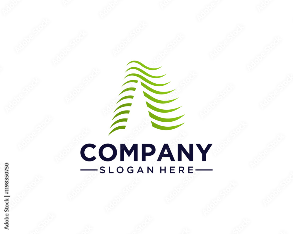 Fototapeta premium Modern letter A logo