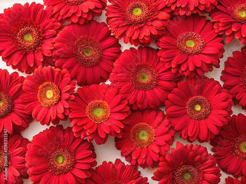 red flowers background. flower, gerbera, nature, pink, flowers, daisy, blossom, bouquet, floral, plant, beauty, spring, bloom, flora, garden, summer, color, purple, petal, pattern, yellow, beautiful, 